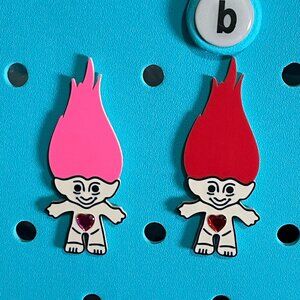 Valentine Retro Troll Bogg Charm-
